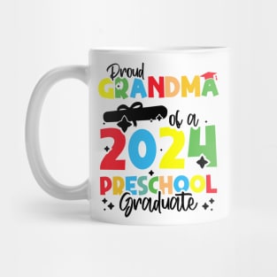 Proud Grandma of a 2024 Preschool Graduate, Funny preschool Graduation Mug